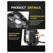 Proiector lucru auto 81x81, LED, cu lentile convexe, 12-24V, 29W, 2700lm, spot, L0183 TruckLed