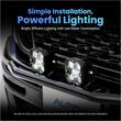 Proiector lucru auto 81x81, LED, cu lentile convexe, 12-24V, 29W, 2700lm, spot, L0183 TruckLed
