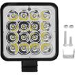 Proiector lucru 83x83mm, LED, 12/24V, 48W, 3840lm, GD31616NM