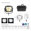 Proiector lucru 91x68, LED, 12-24V, 16W, 1800lm, spot, L0187 TruckLed