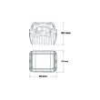 Set proiector lucru 97x83, LED, 9-30V, 2800lm, Cube L0061