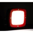 Proiector lucru 100x100, LED, aluminiu, 4100lm, 38W, Spot, rama rosie, FT-361 Fristom