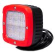Proiector lucru 100x100, LED, aluminiu, 4100lm, 38W, Flood, rama rosie, FT-360 Fristom