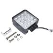 Proiector lucru 105x105, LED, 9-30V/48W, 3120lm, spot, BK69017s