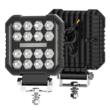 Proiector lucru 110x110, 19 LED-uri, 12-24V, 48W, 4800lm, cu 3 functii, cu functie stroboscopica, Breckner Germany PV94