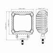 Proiector lucru 110x141, LED, 9-36V, 40W, 4400lm, TruckLed L0171