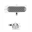 Proiector lucru 155x45, LED, 12-24V, 24W, 1732lm, flood L0166 TruckLed