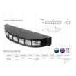 Proiector lucru 170x50, LED,  convex, 12/24V 16W, 826lm, Flood TruckLed L0163