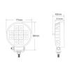Proiector lucru fi 77, LED, 12-24V, 12W, 1800lm, cu intrerupator, L0153 TruckLed