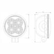 Proiector lucru fi 82, LED, 12-24V, 14W, 700lm, flood, L0094F-1