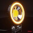 Proiector lucru, fi 110x38mm, LED, 9-36V, 48W, 2400lm, tip flood, stroboscopic galben, AWL80, Amio 04427