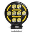 Proiector lucru, fi 110x38mm, LED, 9-36V, 48W, 2400lm, tip spot cu stroboscopic galben, AWL80 04424 Amio