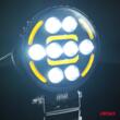 Proiector lucru, fi 110x38mm, LED, 9-36V, 48W, 2400lm, tip spot cu stroboscopic galben, AWL80 04424 Amio