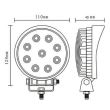 Proiector lucru fi115, LED, 10-30V, 27W, cu pozitie AngelEye, WL27wRo