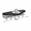 Set 2 suporti proiectoare, prindere pe cant, capota, streasina, S.P.005 