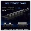 Suport proiectoare, mini bullbar cu suport numar, AKC8002 TruckLed