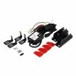 Set 2 proiectoare zi DRL 125x24mm 12/24V, 4 LED-uri, DRL540PRO 01528 Amio