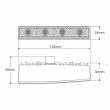 Set 2 proiectoare zi DRL 125x24mm 12/24V, 4 LED-uri, DRL540PRO 01528 Amio