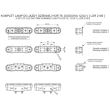 Proiector zi, 12-24V, 125.5x28.5mm, LED DRL, set 2 proiectoare, LDR 2106 Horpol