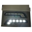 Proiector zi, 12V, DRL, cu LED, 18cm 6HP-I