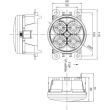 Proiector zi, DRL, Logan, fi90, 4 LED-uri 12-24V 2x2W, LAQ010 Magneti Marelli