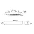 Proiector zi, 12V, DRL 5 LED-uri, 12V VS-R119A
