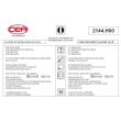 Girofar 12/24V, h114, prindere cu magnet, 2 becuri H21W 8019/A/12/24V Ellipse Sacex