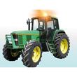 Girofar 12-24V, h195, prindere in 3 suruburi, melc metalic, 2 becuri H1, LOB102 TruckLed