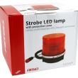 Girofar 24V, h115, fi115, LED, stroboscopic cu prindere cu magnet sau 3 suruburi, cupola transparenta 01277 Amio