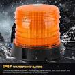 Girofar 12V/24V h128, fi160, LED72-mag, 11 functii, intrerupator 2 butoane, Strobo VS-0172 12/24V