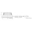 Girofar 12/24V h78, 20 LED-uri, prindere cu magnet, DubluFlash FT-100, FT-101 LED Mag M30 Fristom 