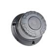Girofar 12-24V, h103, 16 LED-uri, prindere cu magnet sau 3 suruburi, cablu 3m, cu intrerupator 2 butoane, difuzor transparent, lumina portocalie, 04108 Amio