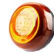 Girofar 12-24V, 15W, h91, 18 LED-uri, prindere cu 1 surub, 02923 Amio
