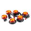 Girofar 12-24V, h97, 18 LED-uri, 15W, tija scurta, 02922 Amio