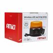 Girofar wireless 12V-24V, h110, Led, cu acumulator reincarcabil USB, cu telecomanda, prindere cu magnet si ventuza, 03932 Amio
