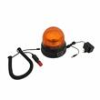 Girofar wireless 12V-24V, h148, cu Led, 3 functii, cu acumulator, reincarcabil 12-24V si 220V, prindere cu magnet, TT.14540