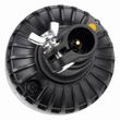 Girofar 12-24V, h169, 16 LED-uri, pe tija flexibila, difuzor transparent, lumina portocalie, 04107 Amio