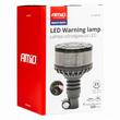 Girofar 12-24V, h169, 16 LED-uri, pe tija flexibila, difuzor transparent, lumina portocalie, 04107 Amio