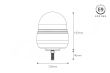 Girofar 12/24V h197 39 LED-uri 02299 Amio