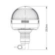 Girofar 12/24V, h209, 12 LED-uri, prindere pe tija flexi, L1406-ALR TruckLed