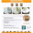 Girofar 12/24V, h270, 80 LED-uri, prindere pe tija flexi, 3 functii, WL53D