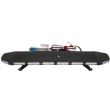 Girofar rampa transversal 103x10cm 12/24V Black 8136-6