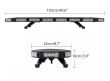 Girofar rampa transversal 103x10cm 12/24V Black 8136-6