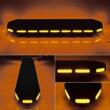Girofar rampa transversal 116x22 cm, LED, 12-24V, 20 module LED, 73 Leduri, 2 intrerupatoare, 8136A-7 Amber