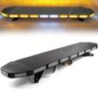 Girofar rampa transversal 116x22 cm, LED, 12-24V, 20 module LED, 73 Leduri, 2 intrerupatoare, 8136A-7 Amber