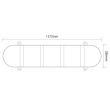 Girofar rampa transversal 127x28cm, 156 LED-uri, 91W, 12/24V CA 7644 247 Lighting