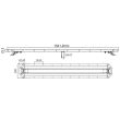 Girofar rampa transversal 154x22cm, h 25cm, NEON LED, BLK0030 TruckLed