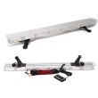 Girofar rampa transversal, Led COB, cu afisaj cu LED-uri, galben, 12/24V VS-8133-8cob