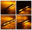 Girofar rampa transversal, Led COB, cu afisaj cu LED-uri, galben, 12/24V VS-8133-8cob