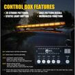 Girofar transversal 118x21cm, 12-24V, 22 module, 88 LED-uri, telecomanda,  92821 TruckLed